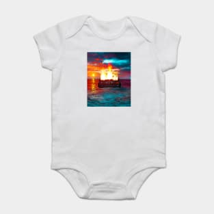 Dumpster Fire Baby Bodysuit